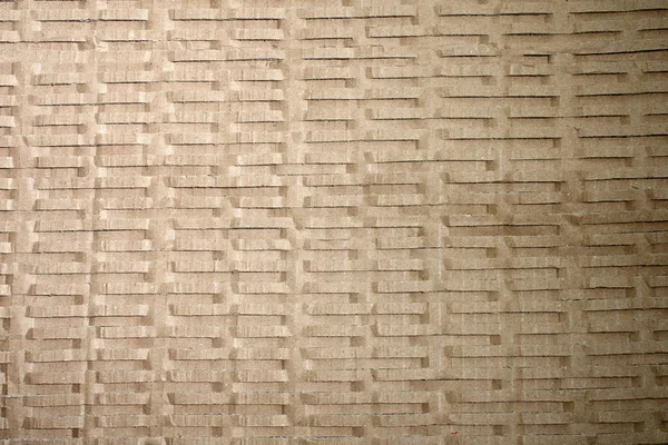 Textura Hnědého Řemeslného Obalového Materiálu Zázemí — Stock fotografie