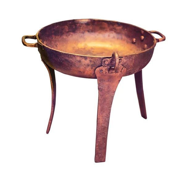 Ancienne casserole en bronze grec — Photo