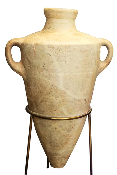 Béžové řek amphora — Stock fotografie