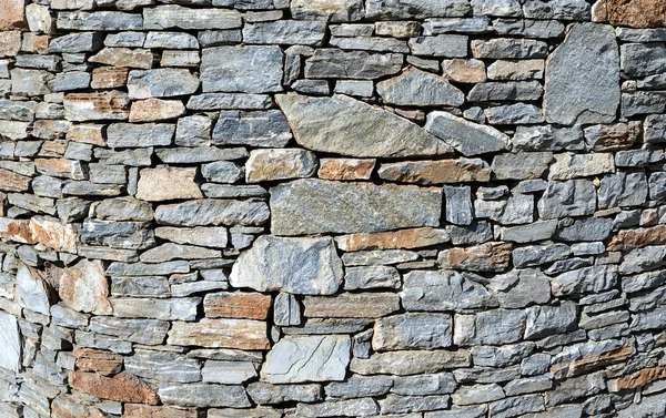Горизонтальні кам'яною стіною — стокове фото