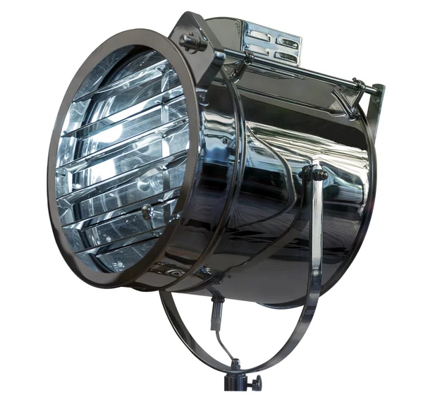 Silver metallic lamp — Stock Photo, Image