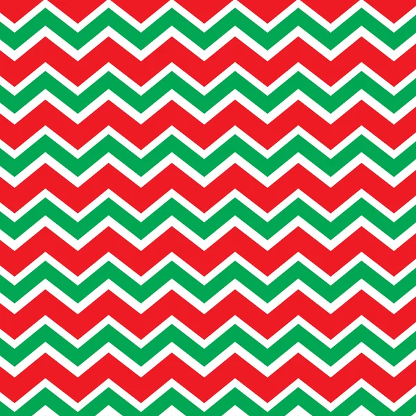Motif Chevron en rouge et vert — Image vectorielle