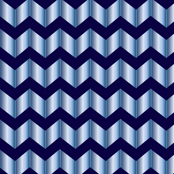 Modèle de chevron métallique bleu — Image vectorielle