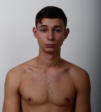 genç bir adam erkek modeli