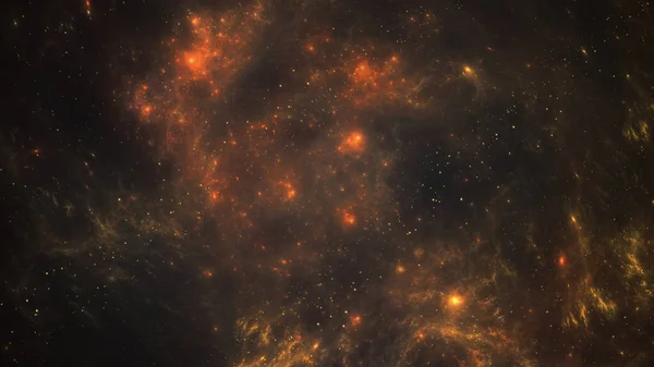 Nebulosa Del Espacio Profundo Con Estrellas —  Fotos de Stock