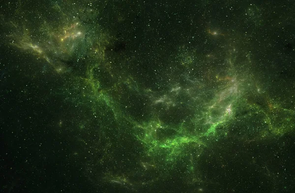 Nebulosa Del Espacio Profundo Sobre Fondo Oscuro Con Estrellas —  Fotos de Stock
