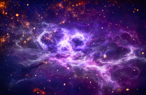 Deep space nebula — Stock Photo, Image