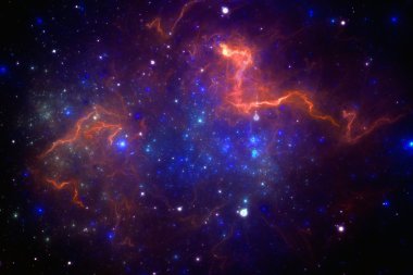 Deep space nebula clipart
