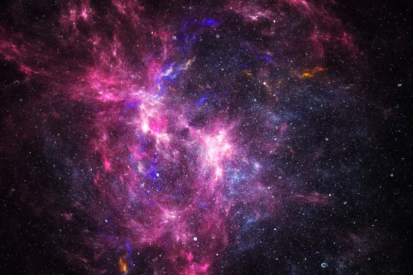 Weltraumnebel mit Sternen lizenzfreie Stockfotos