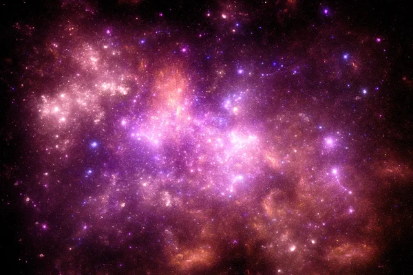 Dark deep space starfield — Stock Photo, Image