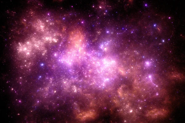 Karanlık derin uzay starfield
