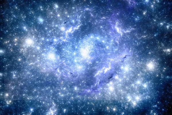 Karanlık derin uzay starfield