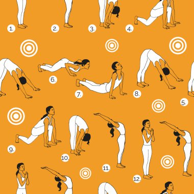 Yoga sorunsuz arka plan teşkil etmektedir..