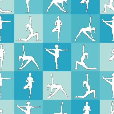 Yoga sorunsuz arka plan teşkil etmektedir..