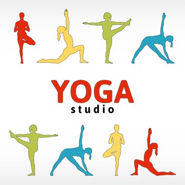 Yoga illüstrasyon