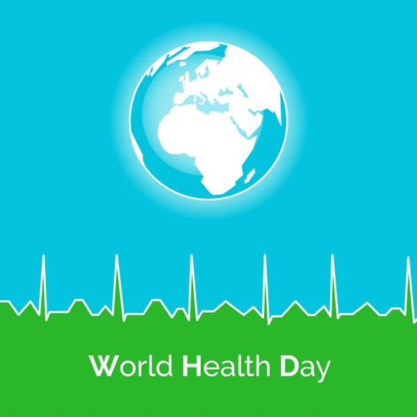 Póster del Día Mundial de la Salud — Vector de stock