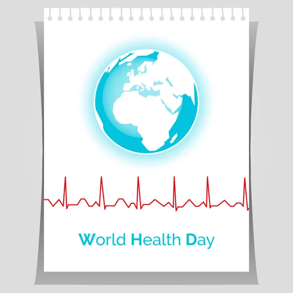 Póster del Día Mundial de la Salud . — Archivo Imágenes Vectoriales