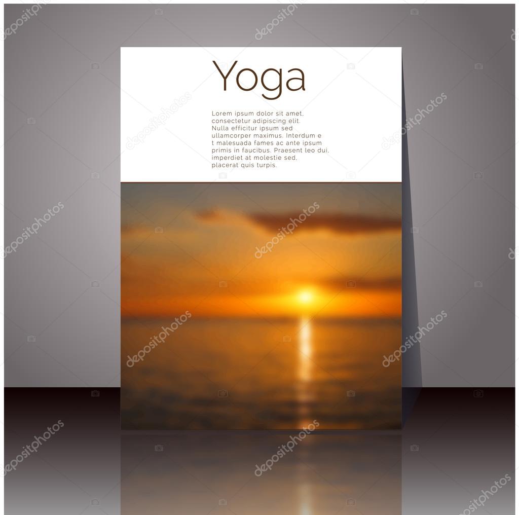 Banner design for yoga studio