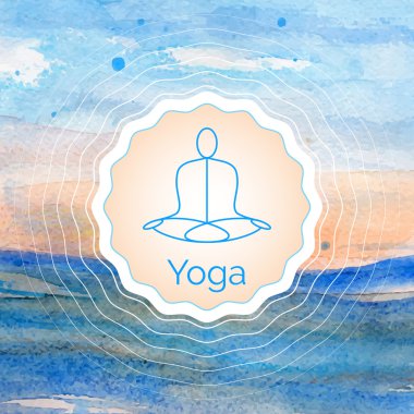 Yoga stüdyosu için şablon