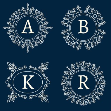 Monogram butik, moda, kafe, Restoran, dükkan, otel, Bahçe Merkezi ayarla.