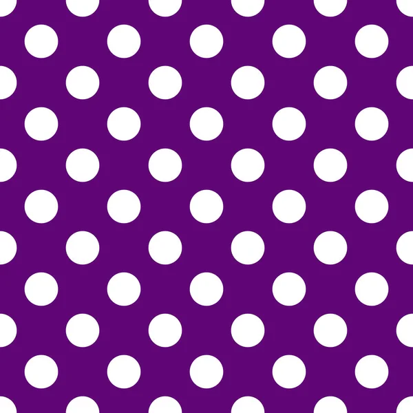 Purple Polka Dot Background Abstract Seamless Pattern Vector Illustration — Stock Vector