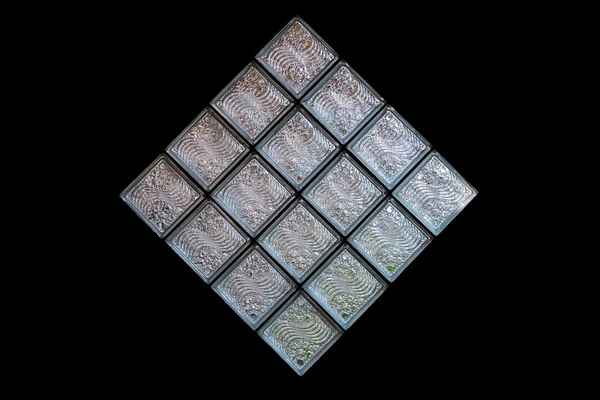 Pattern of glass block wall. — Stock Photo, Image