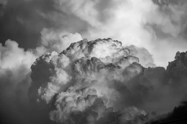 B&W cloud sunset sky. — Stock Photo, Image