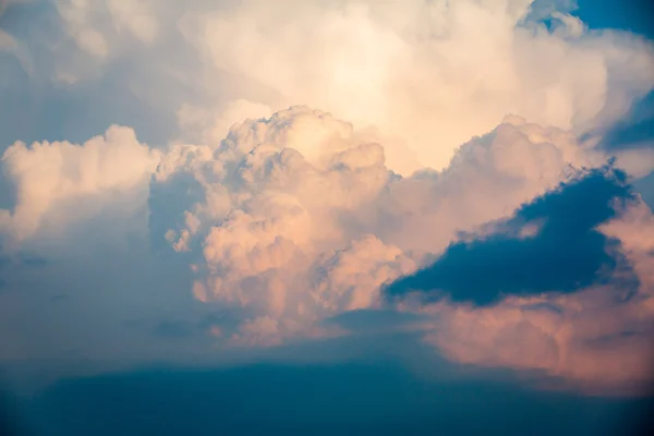 Orange cloud sunset sky. — Stock Photo, Image