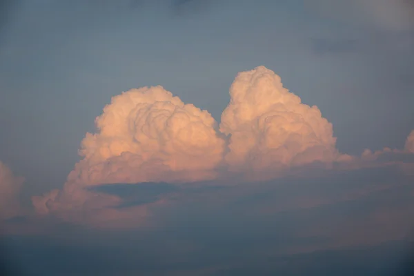 Orange cloud sunset sky. — Stock Photo, Image