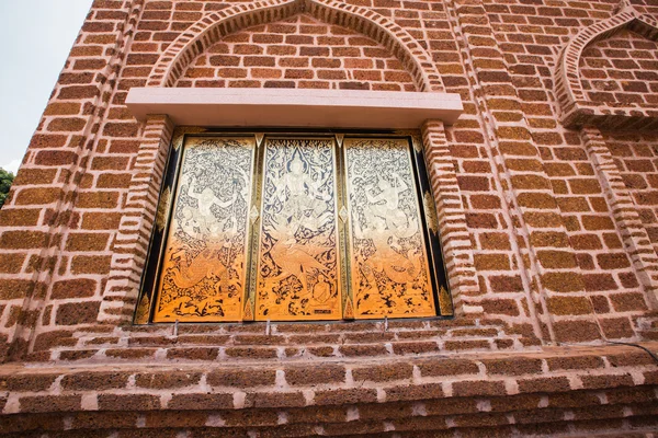 Las ventanas del Templo Neramit Wipatsana Loei, Tailandia — Foto de Stock