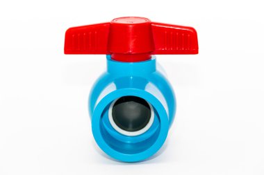 beyaz zemin üzerinde musluk Küresel Vana