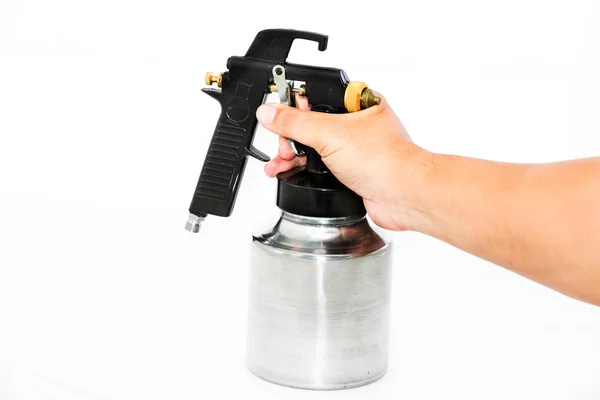 Pistola de mano y spray — Foto de Stock