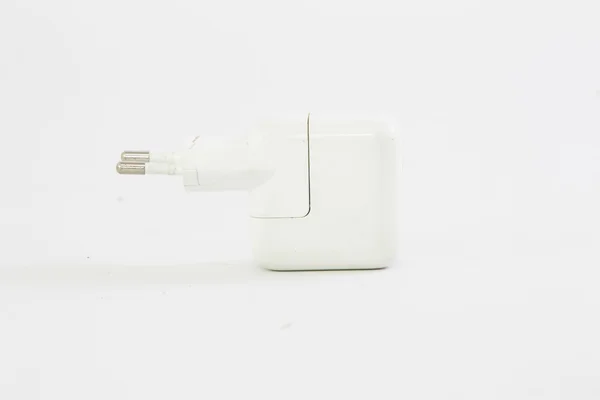 Electrical adapter to USB port — Stock Photo, Image