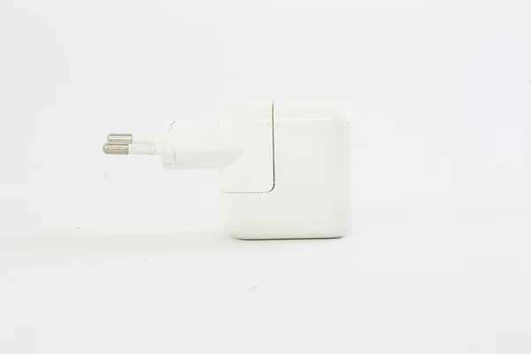 Elektriska adapter till USB-port — Stockfoto