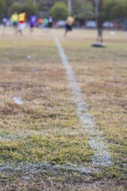 futbol sahası, bir köşe işaretçisi çizgi