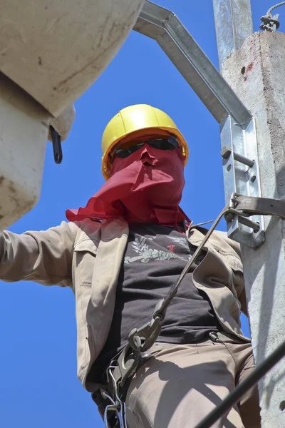 High voltage technician — Stock Photo, Image