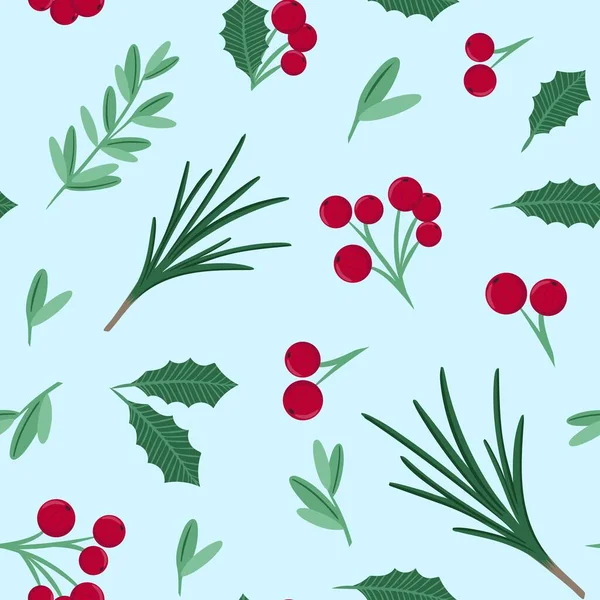 Modèle Noël Nouvel Pour Papier Emballage Cadeau Papier Peint Tissu — Image vectorielle