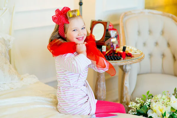 La niña en pin up estilo —  Fotos de Stock