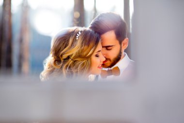 Düğün ülke tarzı ormanda