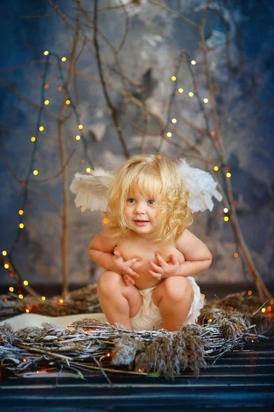 Çocuk bir meleğin 2 kanatlı