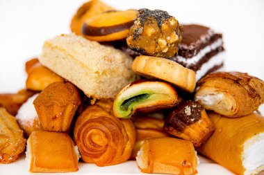 farklı şekerlemeler izole