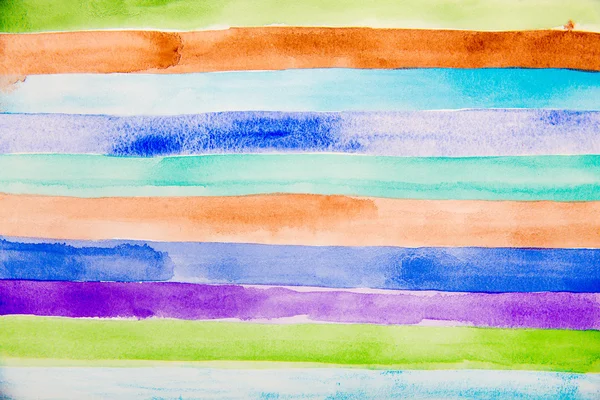 Colorful strips water color — Stock Photo, Image