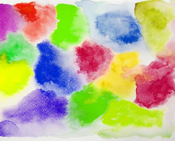 Manchas de colores color agua — Foto de Stock
