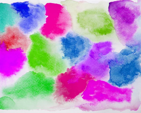 Colorful spots water color — Stock Photo, Image