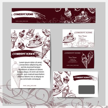 restaurant menu banners set.