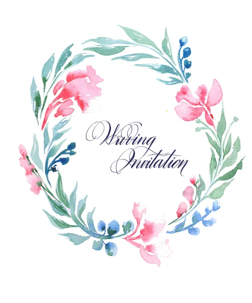 Hochzeitseinladungskarte — Stockfoto
