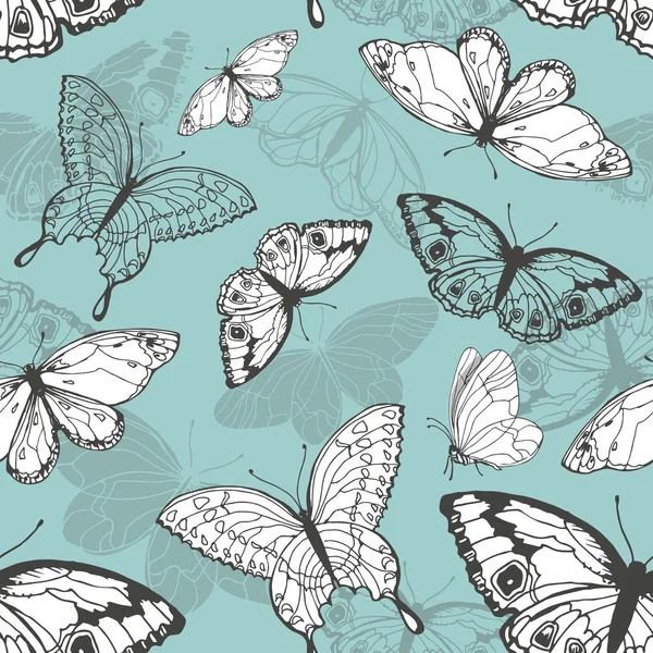 Kelebeklerle kusursuz desen