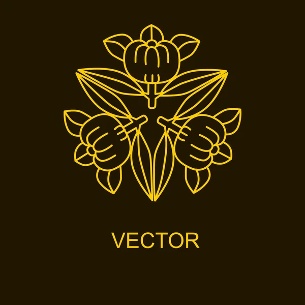 0316_75 Logotypdesign — Stock vektor