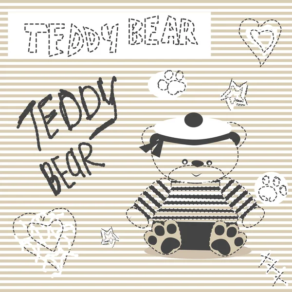 Teddy bear — Stock Vector