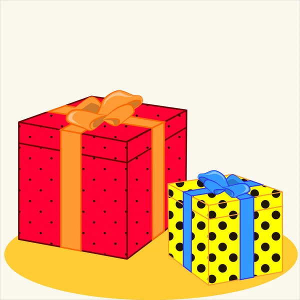 Мультфильм о милых подарках — стоковый вектор